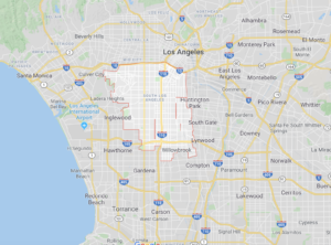 ロサンゼルス治安悪い　South Los Angeles　サウスロサンゼルス